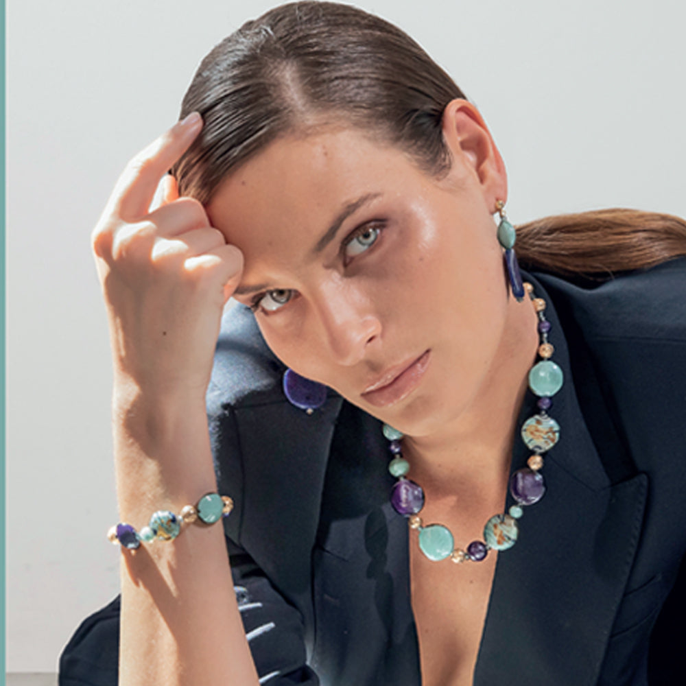 Model wearing Gaia Collection