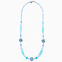 Tasnim Opera Necklace, Murano glass with Rhodium  Finish over Brass with Stainless Steel Clasp, Made in Italy – Tasnim Collection